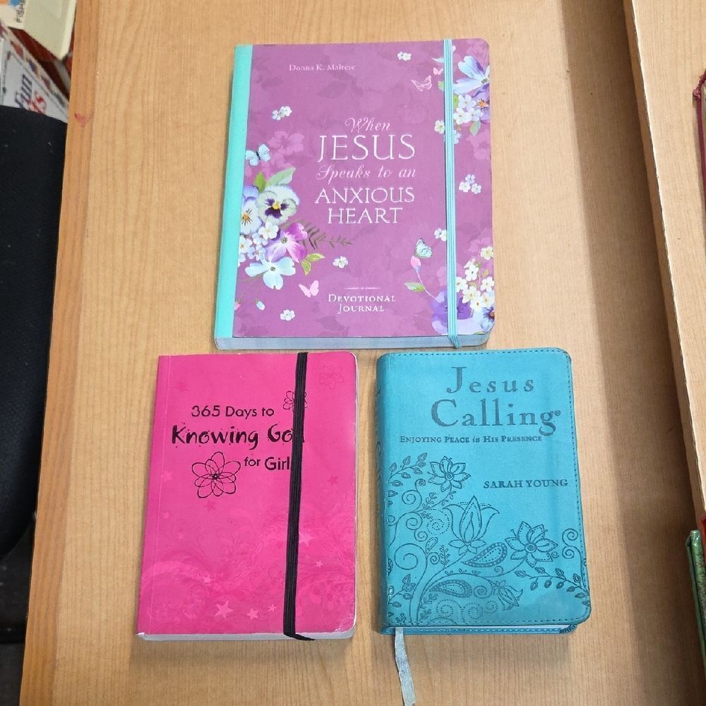 Bundle Of 3 Christian Journals and Devotions Excellent Condition